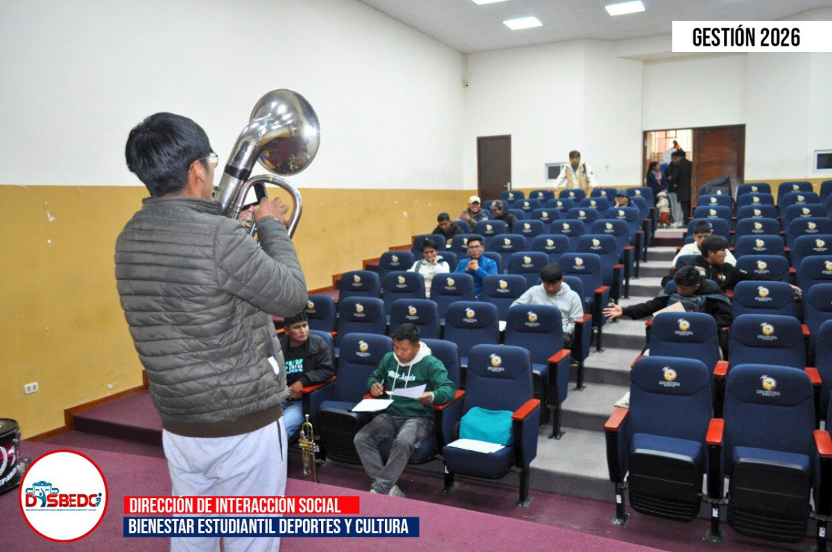 Segunda vuelta de audiciones para la Banda de Música 2026 de la UPEA se realizó con gran éxito