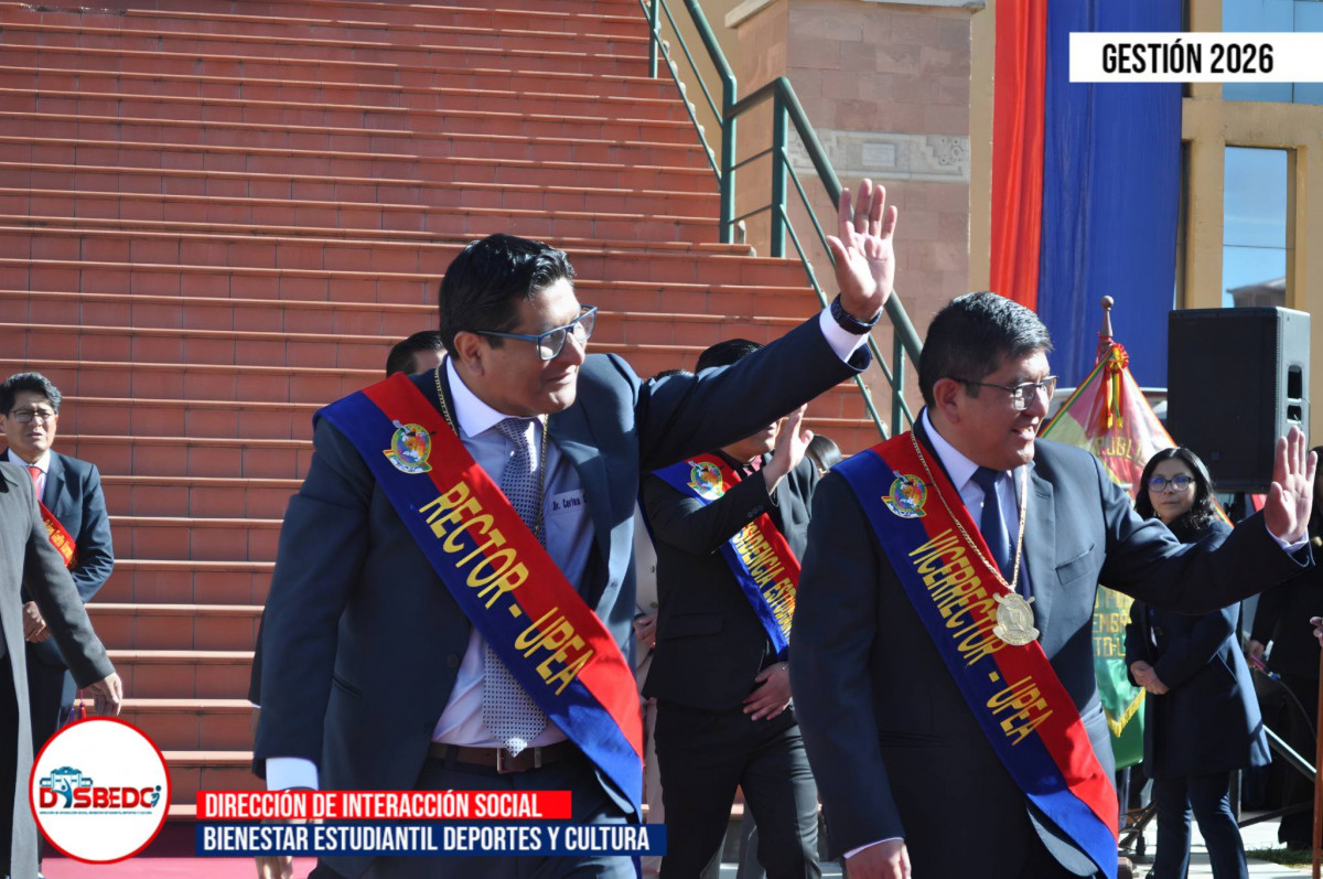 Iza de la Bandera – Gestión Académica UPEA 2026