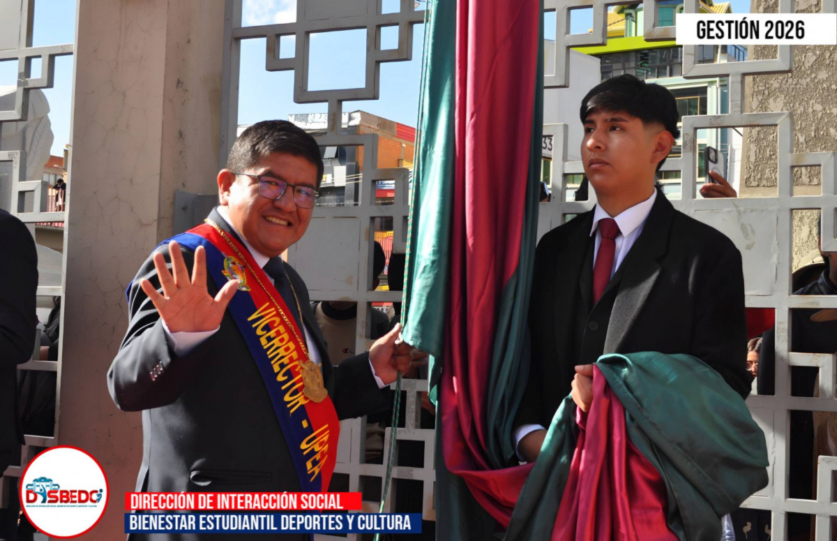 Iza de la Bandera – Gestión Académica UPEA 2026