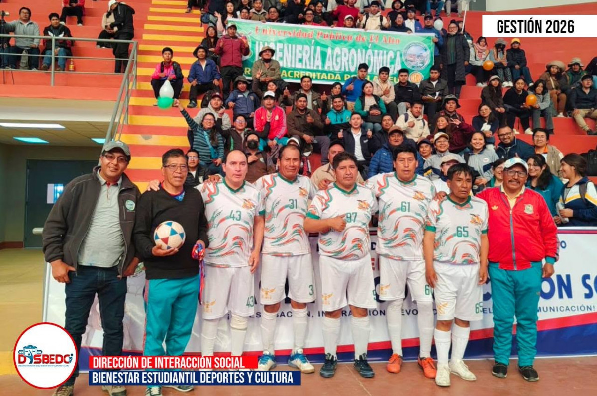 El futsal se vive con entusiasmo y pasión en el Coliseo Universitario de la UPEA.