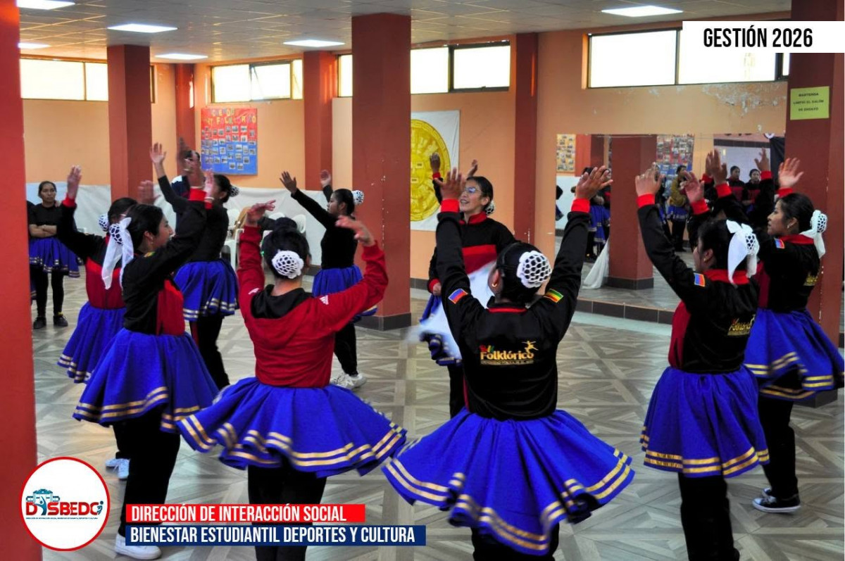 Ballet Folklórico de la UPEA realizó su ensayo en preparación para la XIII Gala Folklórica "Walaychu Boliviano 2026"