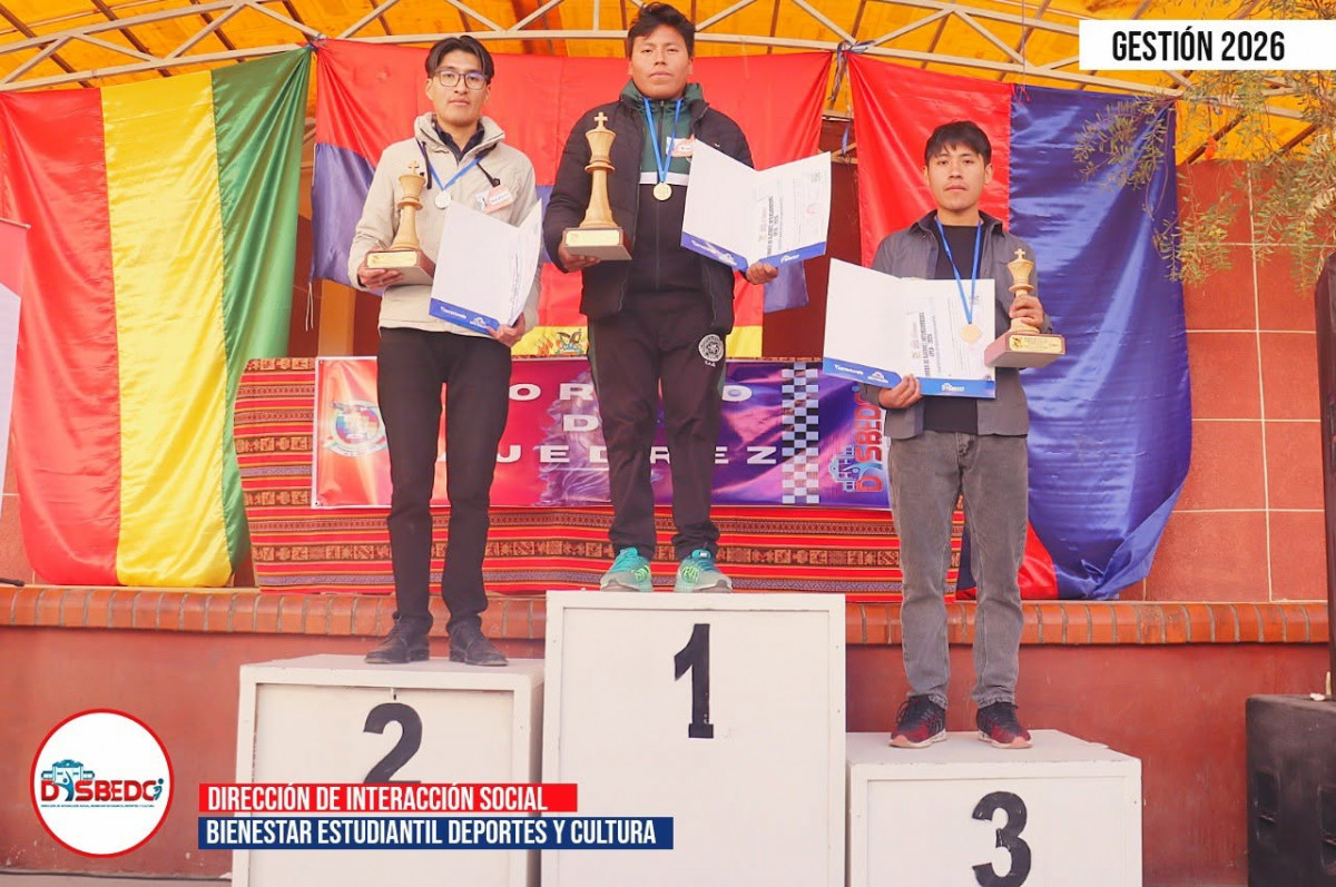 Ganadores del TORNEO DE AJEDREZ UPEA 2026