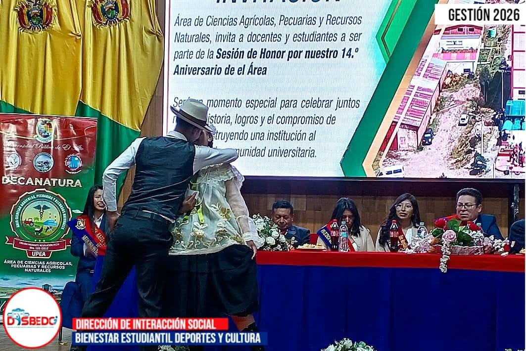 Ballet Folclórico de la UPEA-DISBEDC engalana el 14.º aniversario del Área de Ciencias Agrícolas