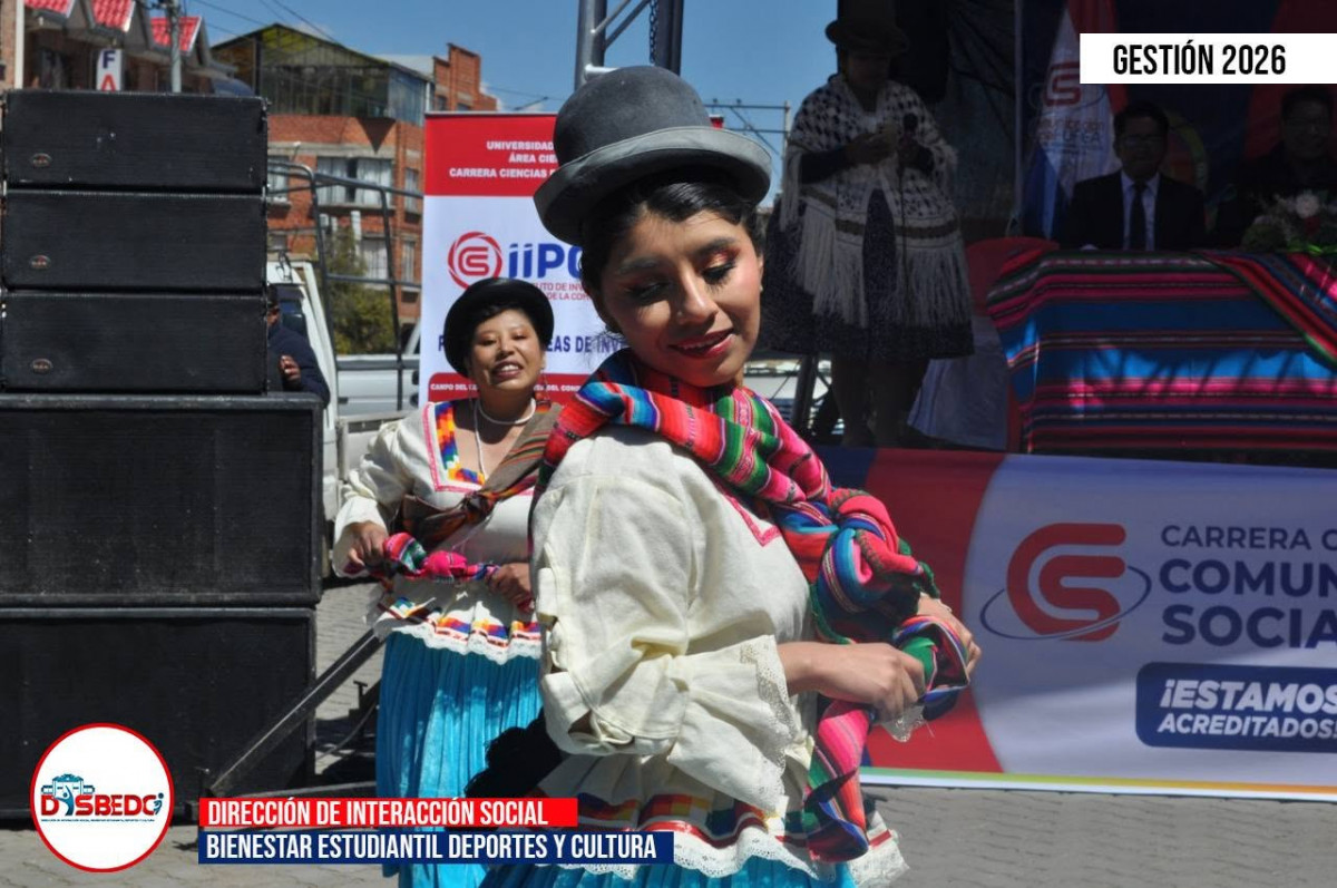 Ballet Folklórico de la UPEA presenta la danza Moseñada en la XI Feria Científica de Comunicación Social