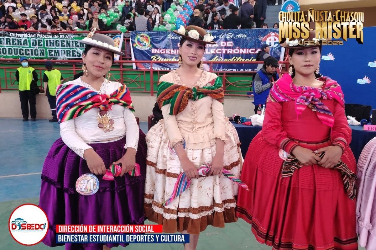 ELECCIÓN MISS, MISTER, CHOLITA, ÑUSTA Y CHASQUI UPEA 2026