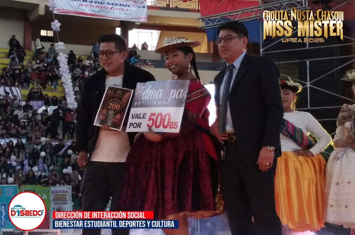ELECCIÓN MISS, MISTER, CHOLITA, ÑUSTA Y CHASQUI UPEA 2026