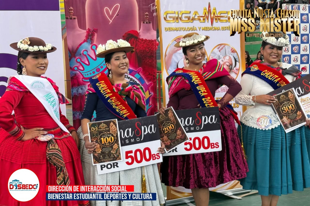 ELECCIÓN MISS, MISTER, CHOLITA, ÑUSTA Y CHASQUI UPEA 2026