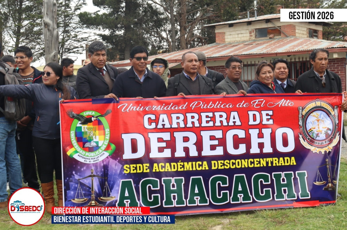 Inauguración del Año Académico Gestión 2026 en la UPEA Achacachi