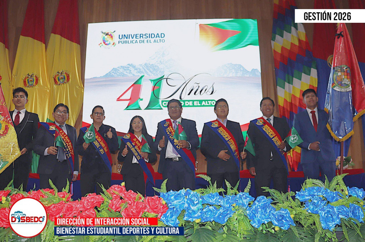 La UPEA conmemora el XLI aniversario de la ciudad de El Alto