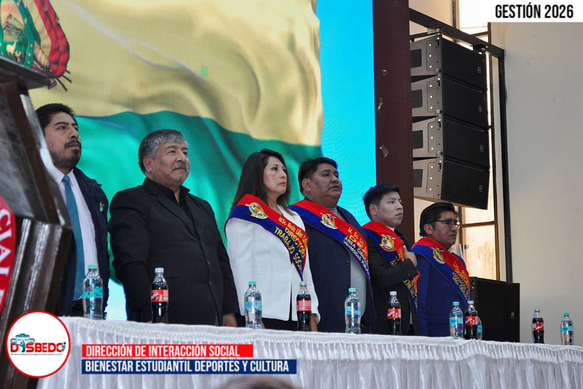 El ballet folklórico de DISBEDC–Cultura destaca en la inauguración del año académico de Trabajo Social de la UPEA