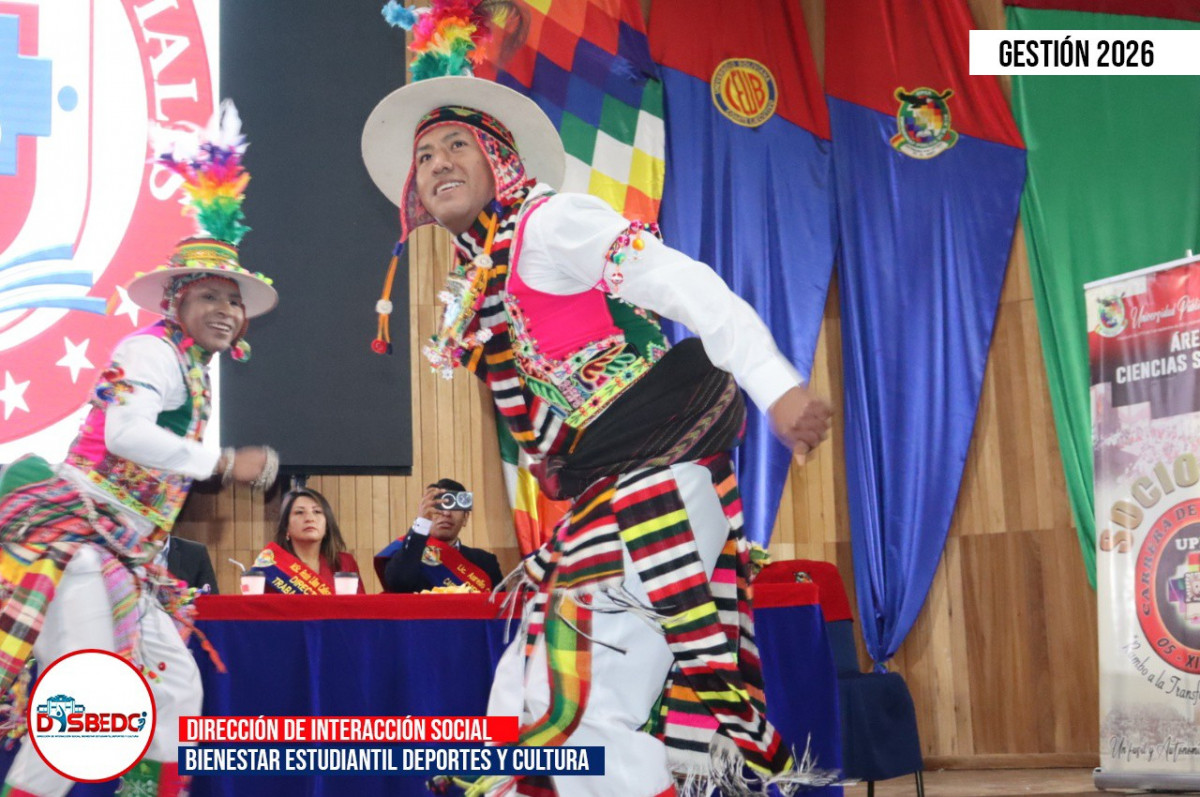 Ballet Folclórico de la UPEA destacó en la inauguración de la gestión académica 2026 del Área de Ciencias Sociales