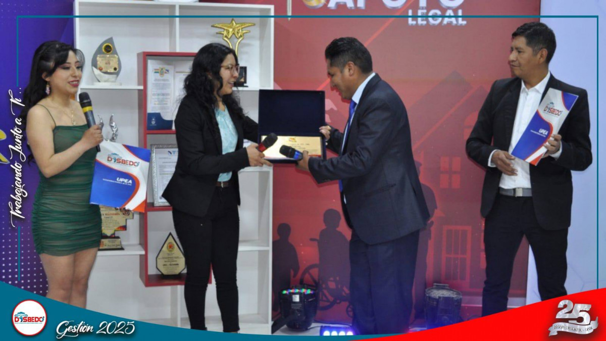 DISBEDC felicita al equipo de UPEA Televisión en su 8º Aniversario