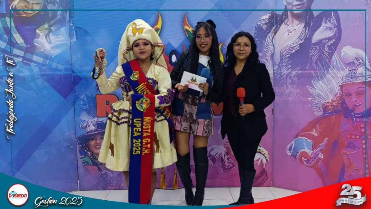 La Ñusta y el Chasqui UPEA 2025 visitan el programa Raíces Vivas por UPEA Televisión