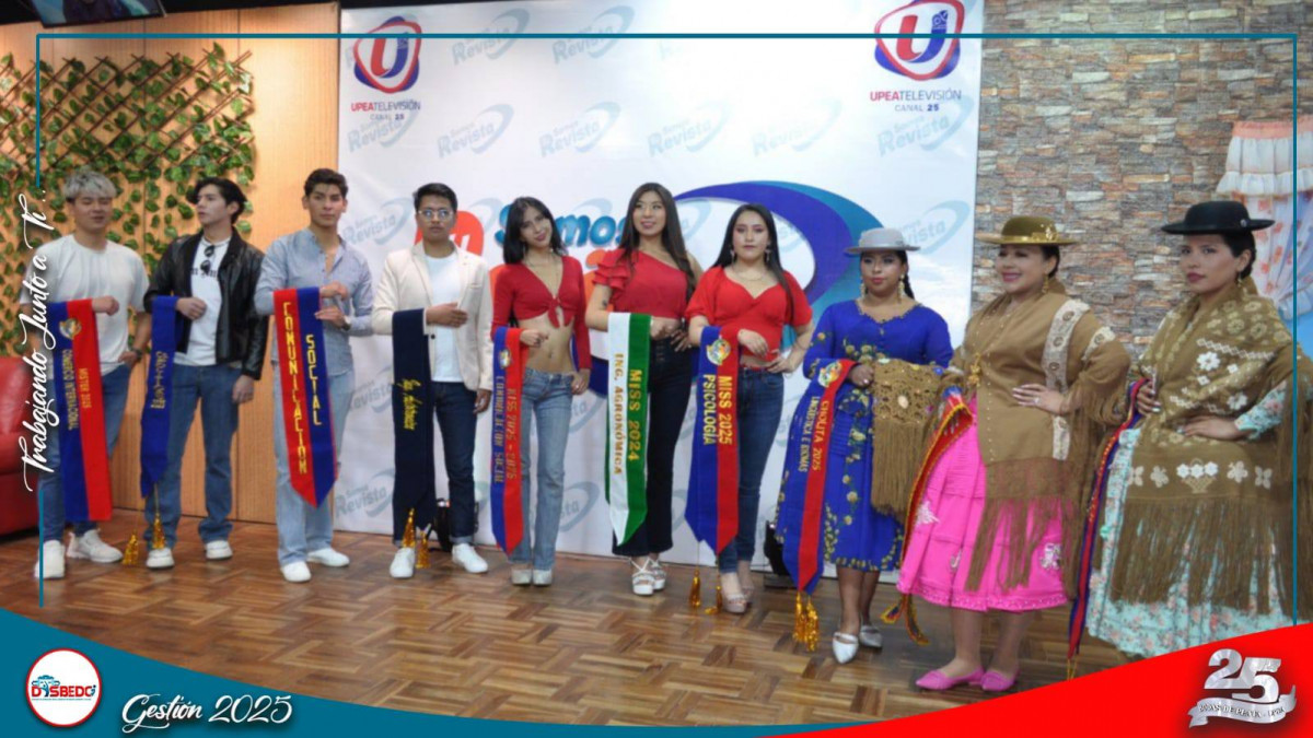 Los Soberanos de la UPEA visitan el programa Somos Tu Revista por UPEA Televisión