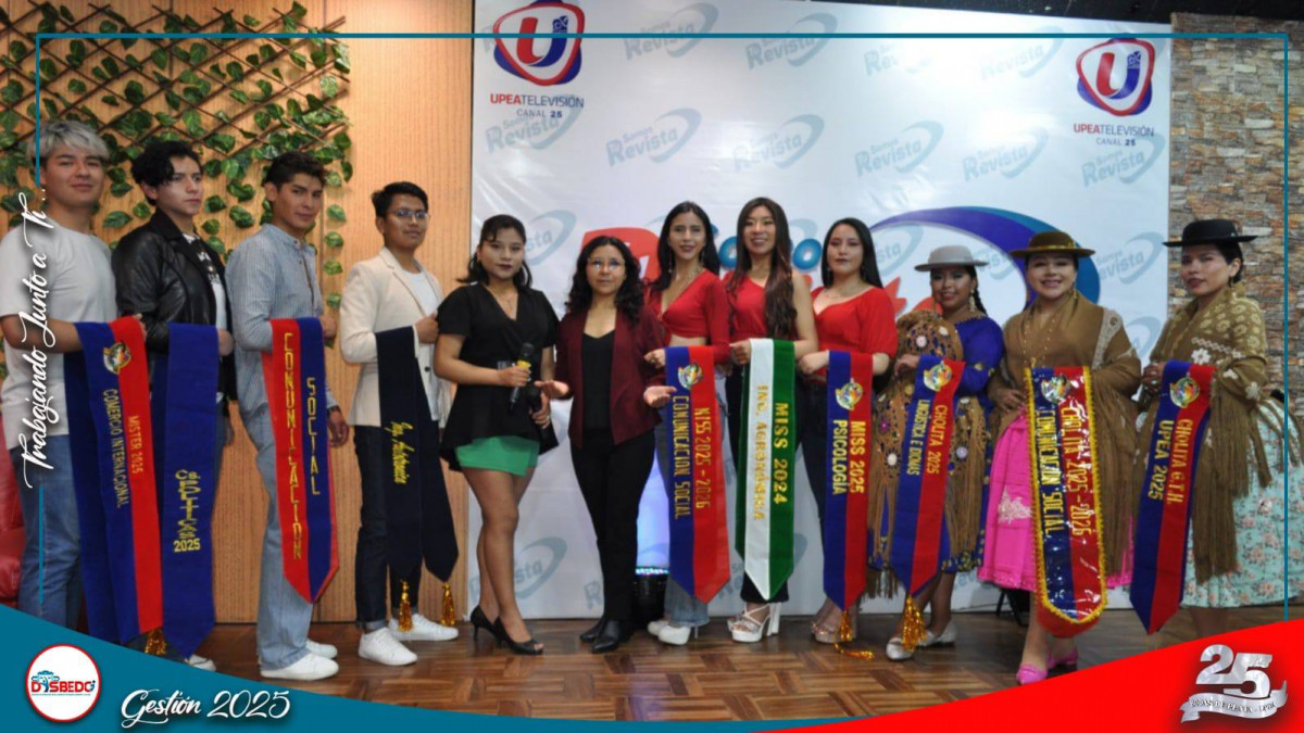 Los Soberanos de la UPEA visitan el programa Somos Tu Revista por UPEA Televisión